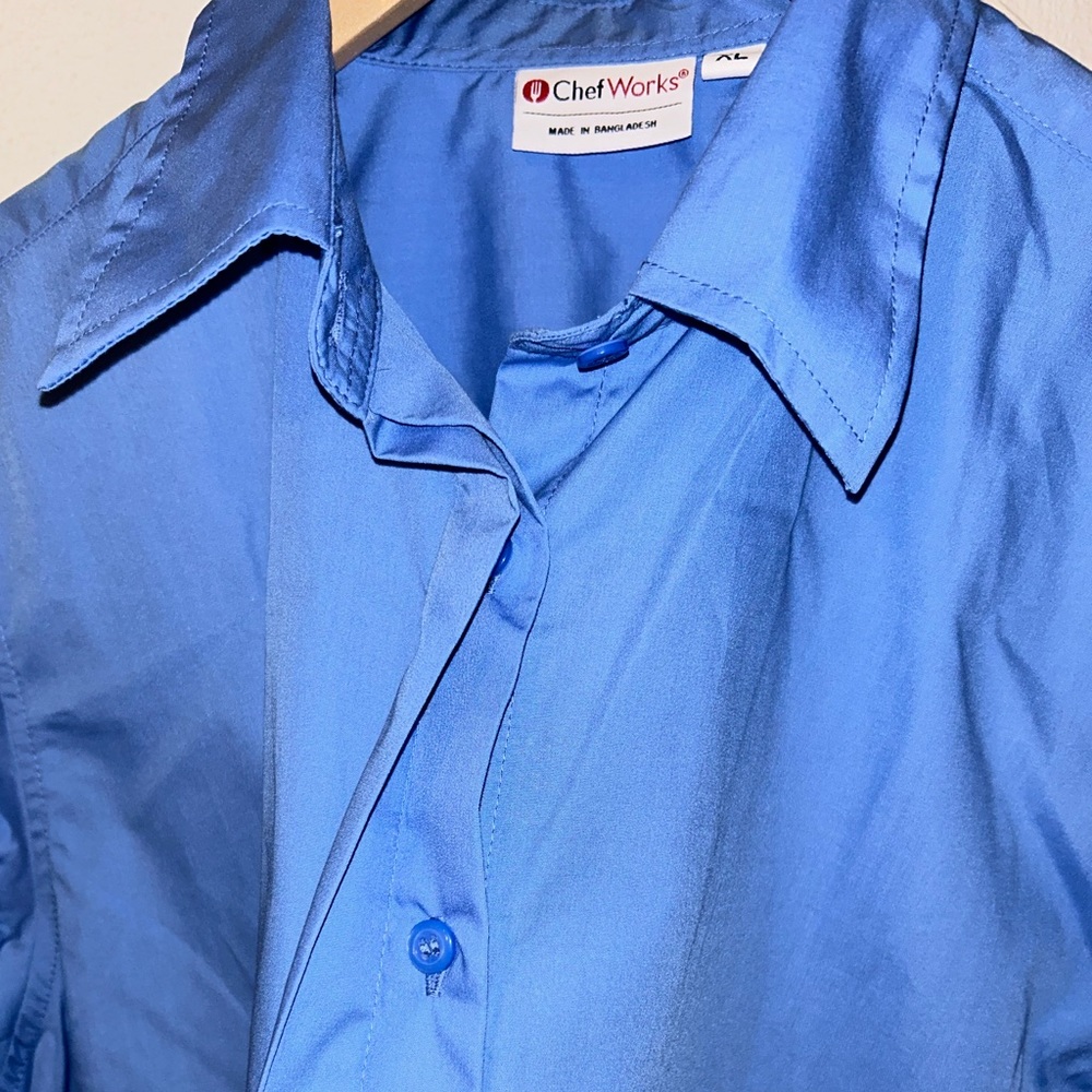 Chef Works Men’s PREMIUM FORMAL DRESS SHIRT size XL NWT - Picture 7 of 13
